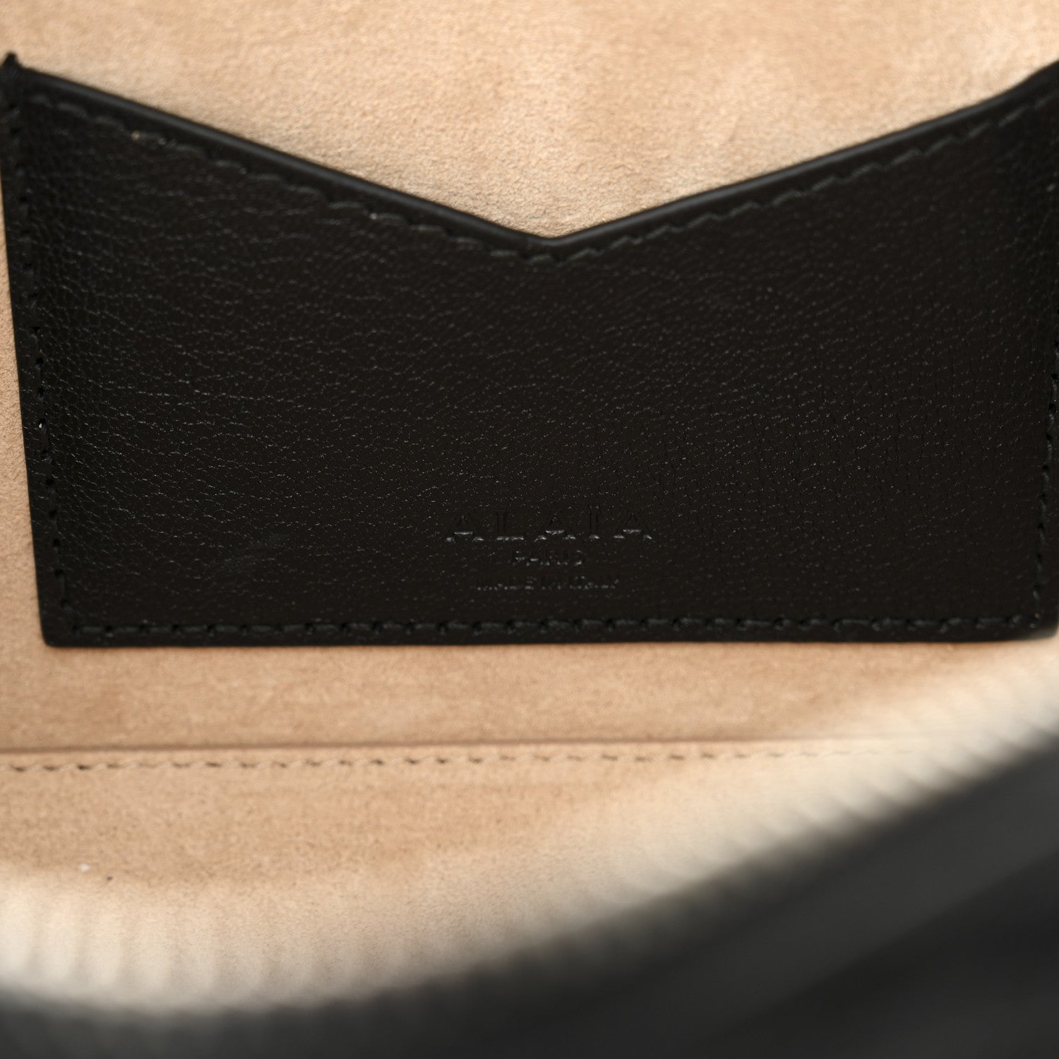 Alaia Shiny Goatskin Medium Le Teckel Bag Black 7 of 11