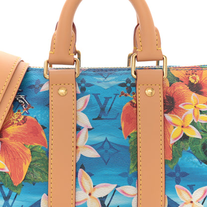 Louis Vuitton Monogram Surfin' Keepall Bandouliere 25 Bright Blue 8 of 12