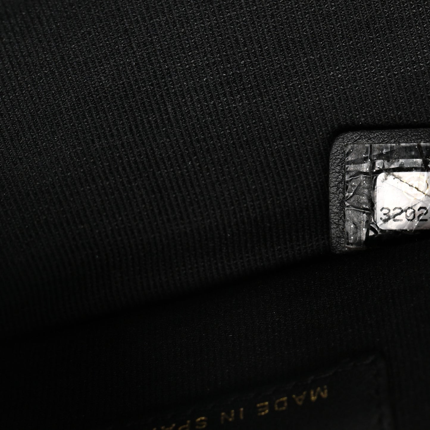 Caviar Quilted Crystal Zip Card Holder Wallet Black