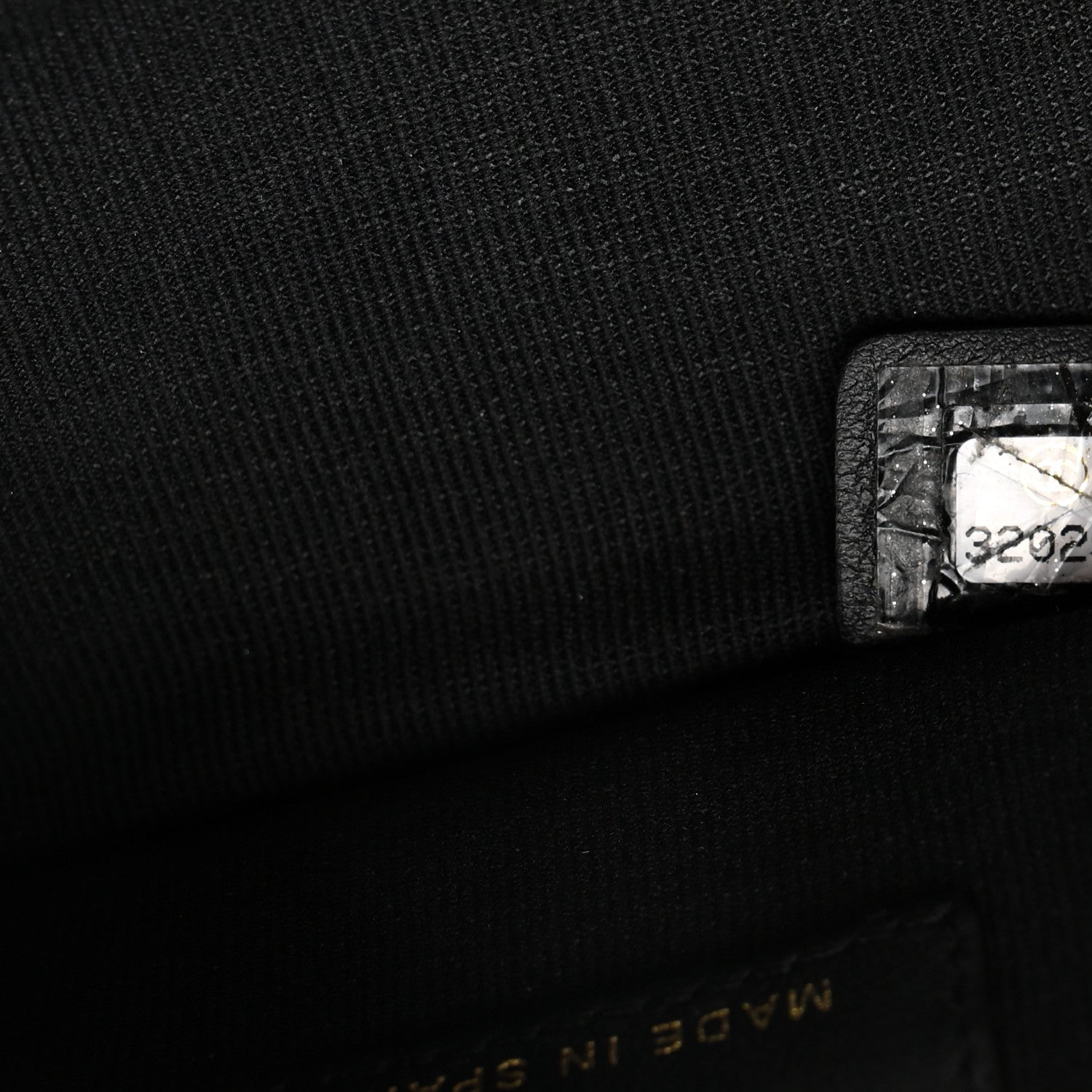 Chanel Caviar Quilted Crystal Zip Card Holder Wallet Black 7 of 8