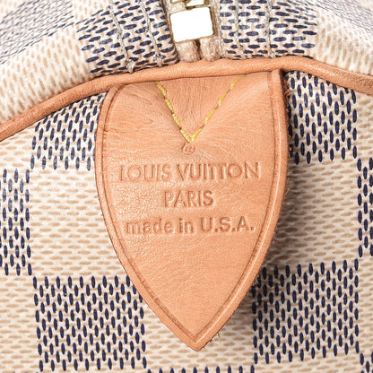 Louis Vuitton Damier Azur Speedy 30 10 of 14