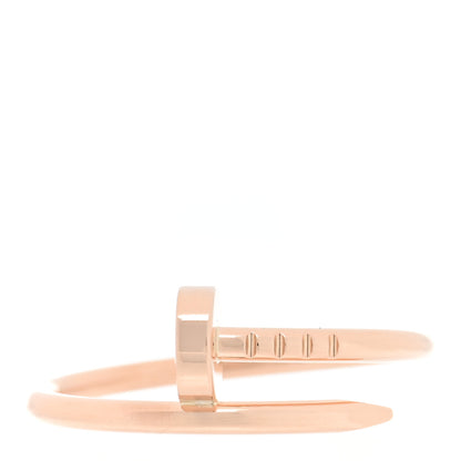 Cartier 18K Pink Gold Small Juste Un Clou Ring 55 7.25 1 of 5