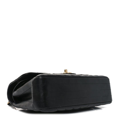 Chanel Lambskin Chevron Quilted Small Double Flap Black 4 of 10