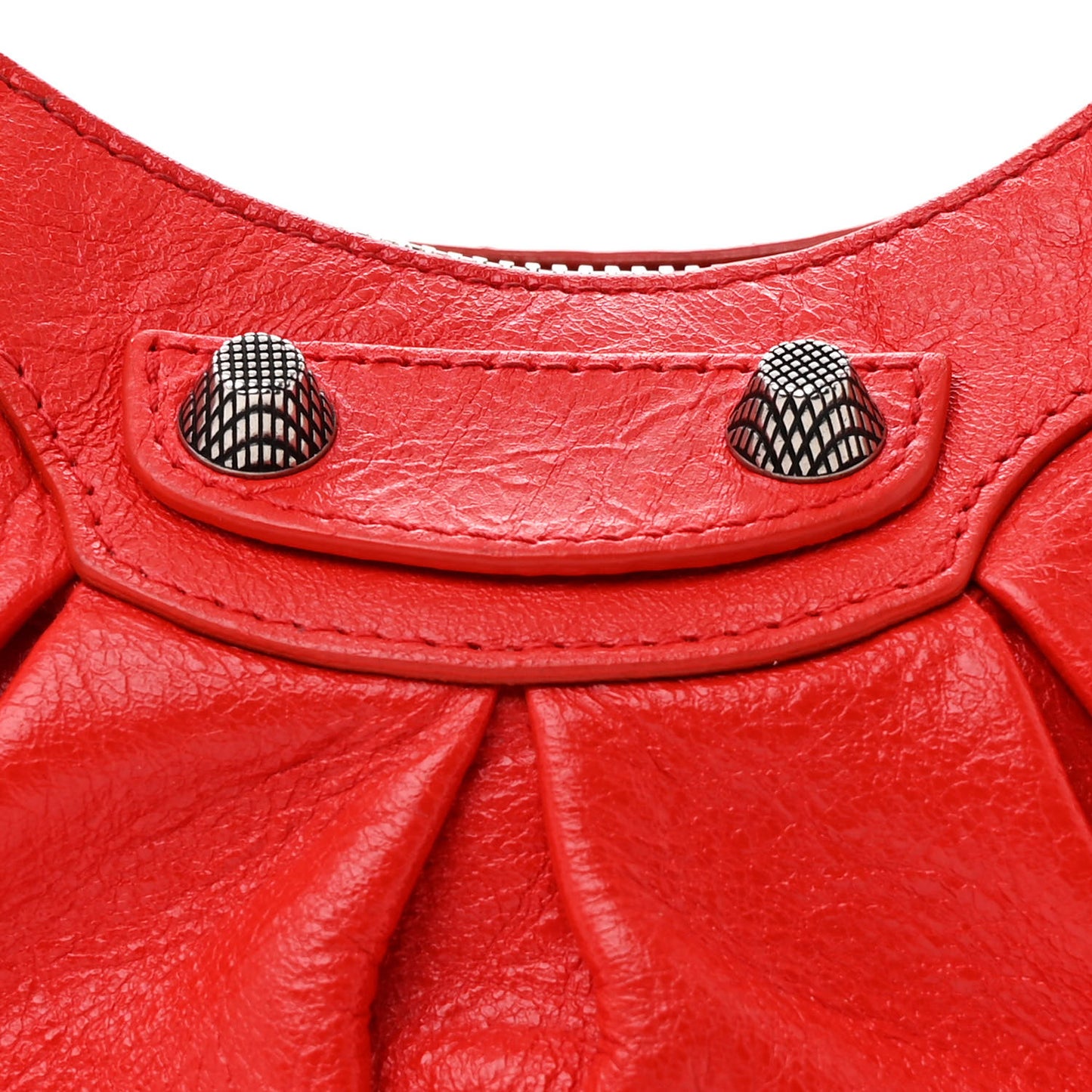 Agneau Arena Le Cagole Shoulder Bag XS Tomato Red