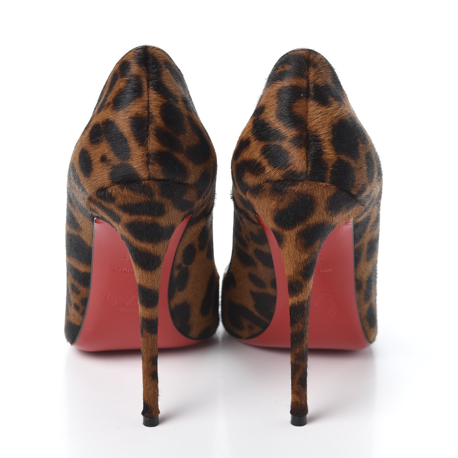 Christian Louboutin Jaguar Pony Hair So Kate 120 Pumps 38.5 Brown 6 of 11