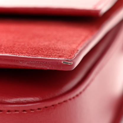 Saint Laurent Smooth Calfskin Suede Medium Bellechasse Red 11 of 12