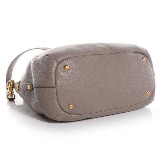 Prada Vitello Daino Shoulder Bag Argilla 4 of 10
