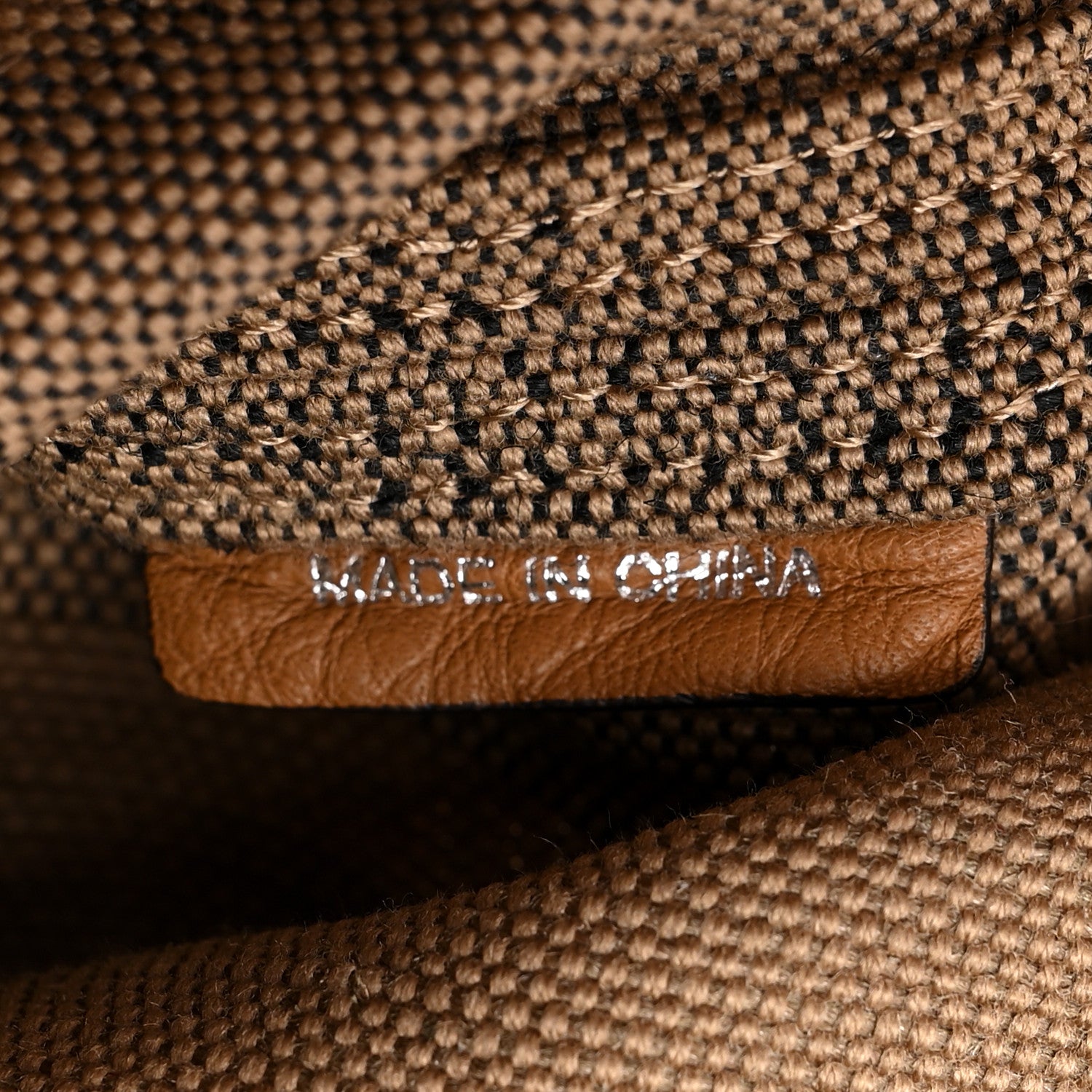 Burberry Grainy Calfskin Canvas Mega Check Medium Ashby Tassel Hobo Saddle Brown 9 of 13