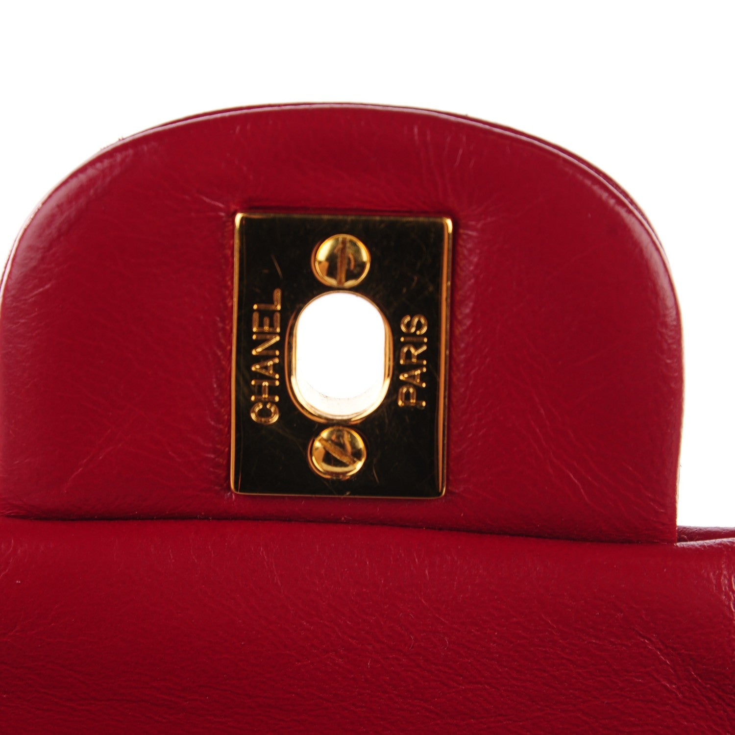 Chanel Lambskin Quilted Small Double Flap Red 6 of 8