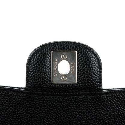 Chanel Caviar Quilted Medium Double Flap Black 6 of 8