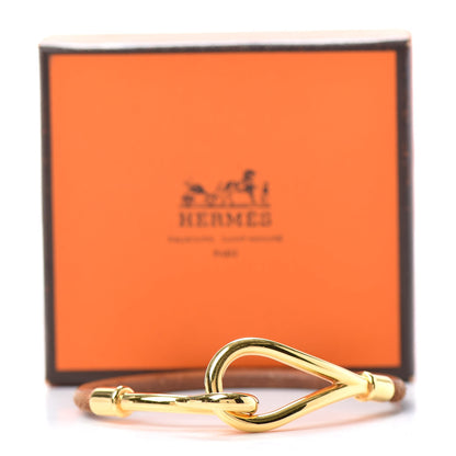 Hermes Natural Bridle Jumbo Hook Bracelet Bouton 5 of 5