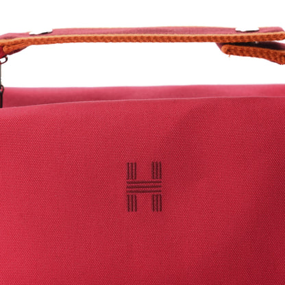 Hermes Canvas Large Bride-A-Brac Pouch Hibiscus 9 of 9