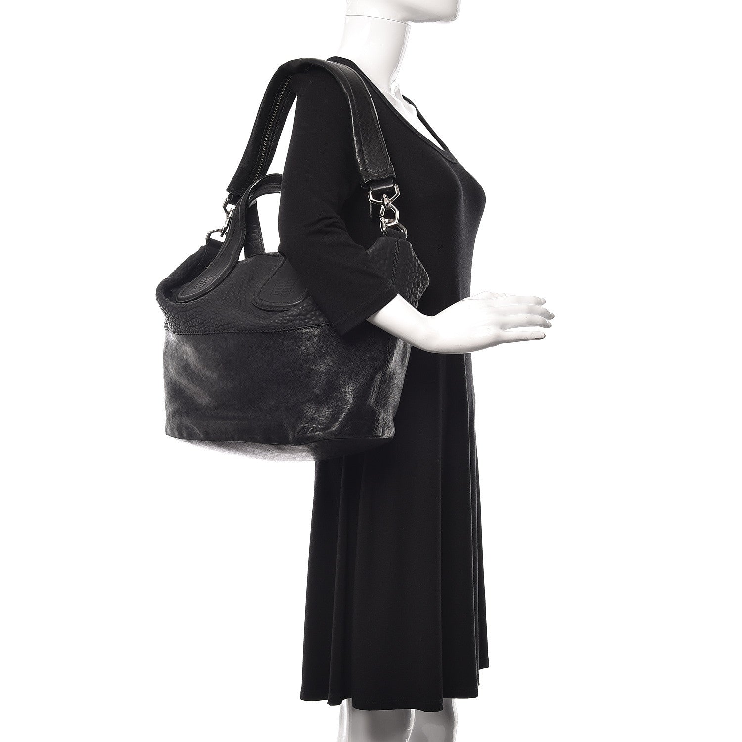 Givenchy Sheepskin Calfskin Medium Nightingale Black 3 of 20