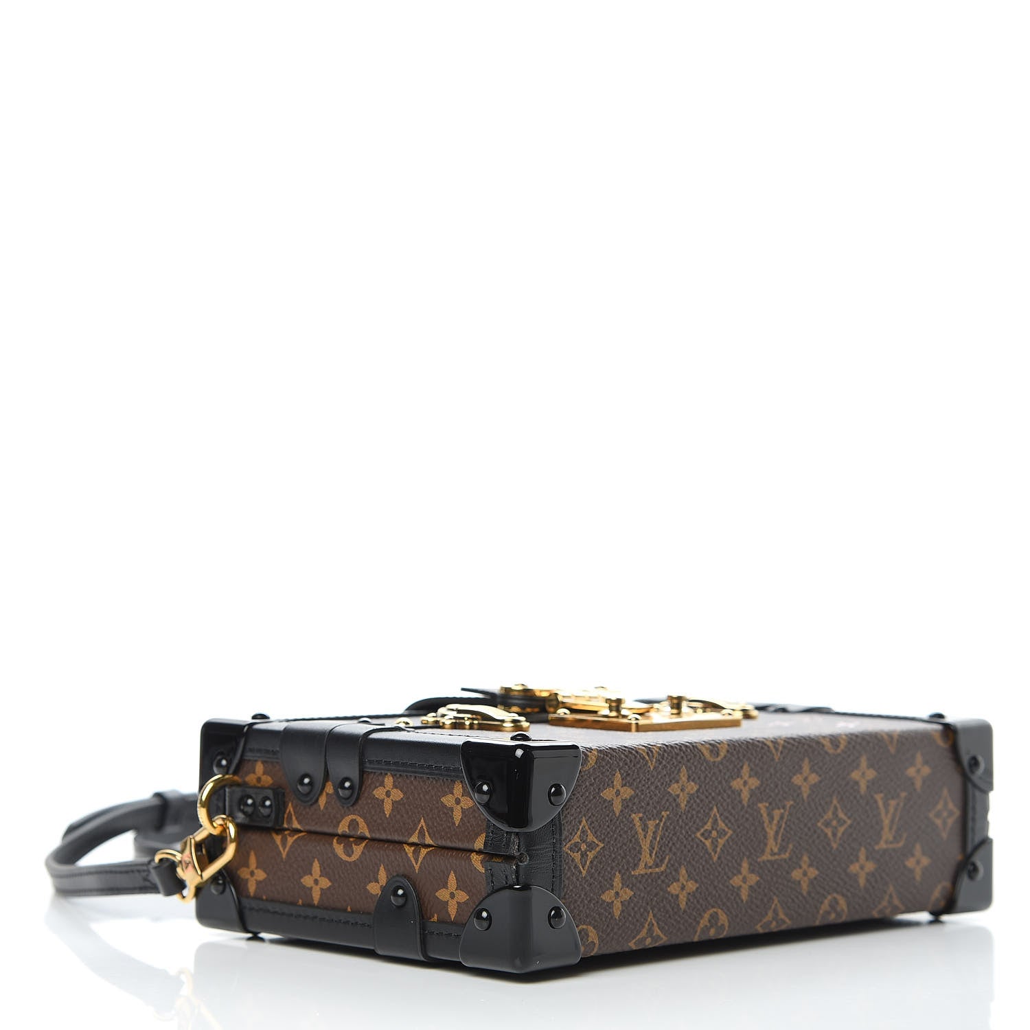 Louis Vuitton Monogram Petite Malle Black 4 of 10