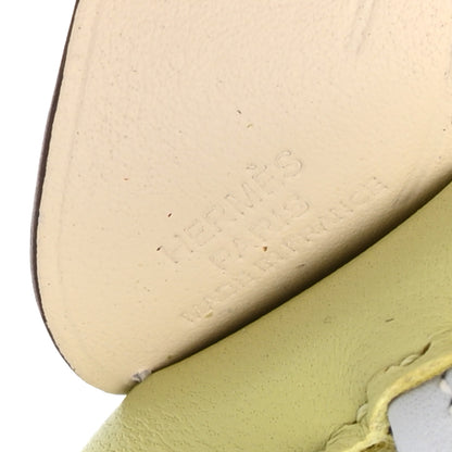 Hermes Milo Lambskin Grigri Rodeo Pegase Horse Bag Charm PM Jaune Bourgeon Bleu Brume Nata 4 of 5