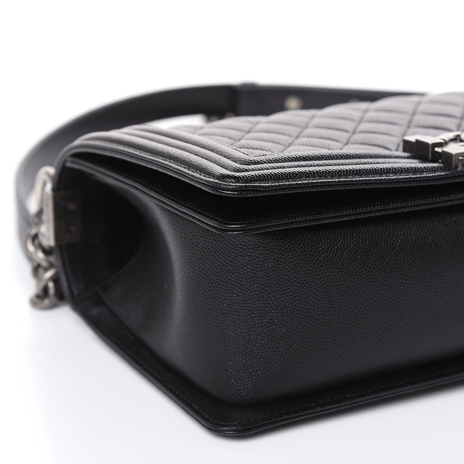 Chanel Caviar Quilted Medium Boy Flap Black 8 of 10