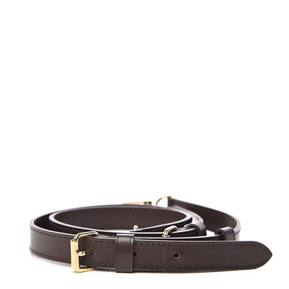 Louis Vuitton Calfskin Adjustable Speedy Bandouliere Shoulder Strap Brown 2 of 2