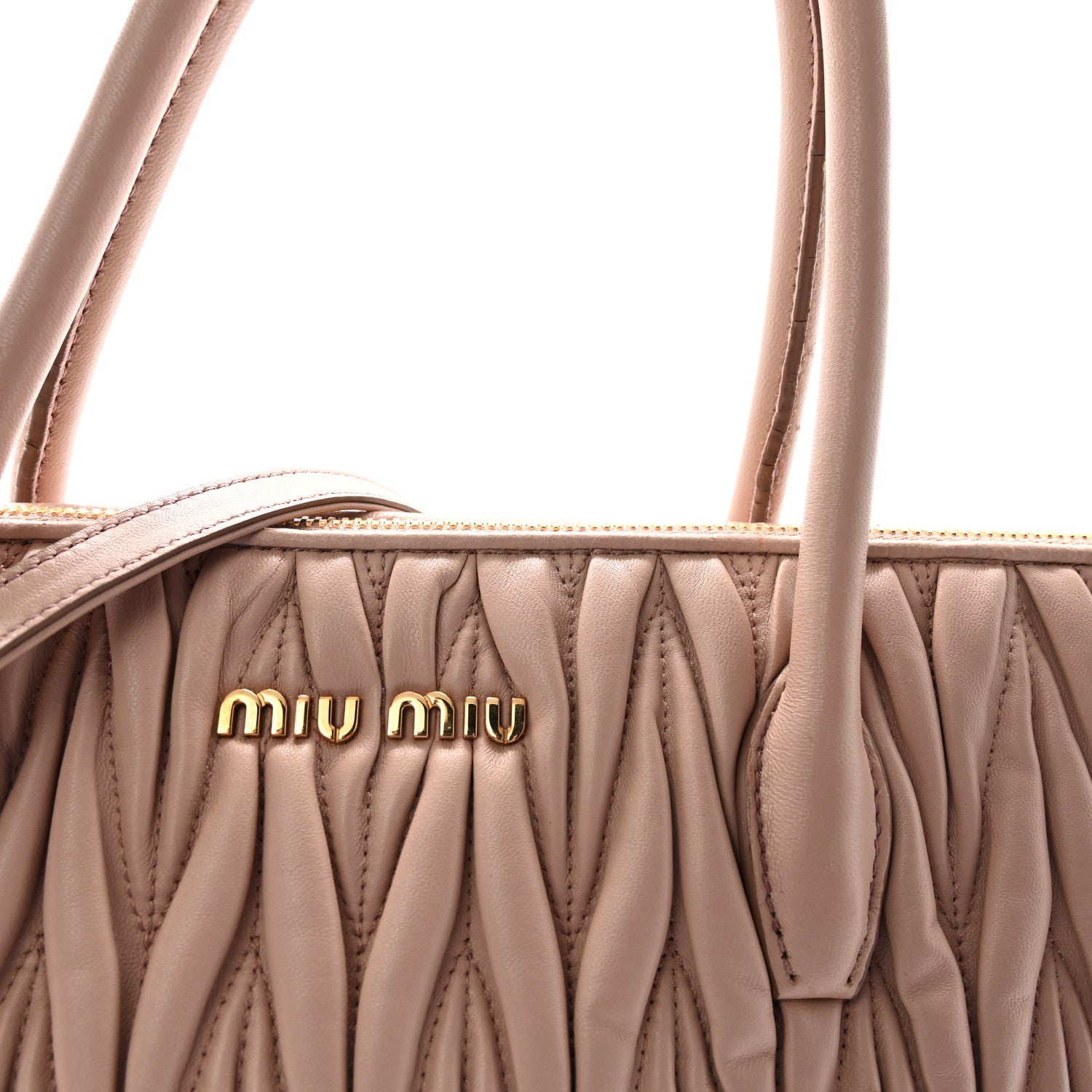 Miu Miu Nappa Matelasse Top Handle Cammeo 7 of 9