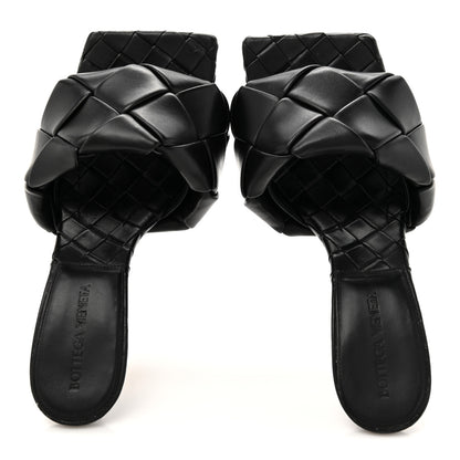 Bottega Veneta Nappa Maxi Intrecciato Lido Mule Sandals 37 Black 5 of 9