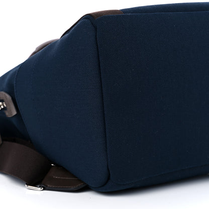 Hermes Toile Groom School Backpack Bleu Navy Feu 7 of 10