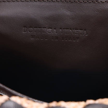 Bottega Veneta Nappa Raffia Intrecciato Small Hop Fondant Natural 5 of 9