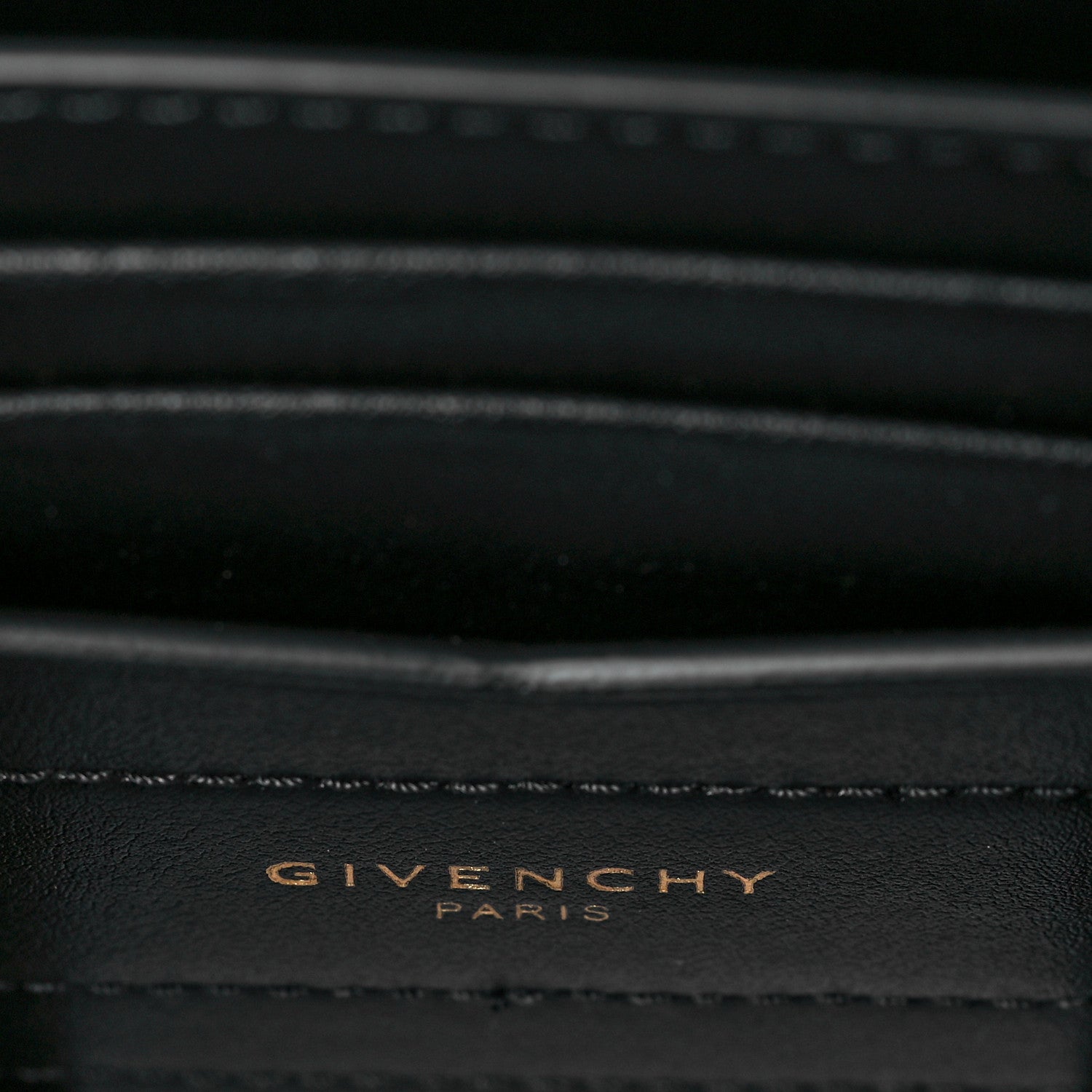 Givenchy Calfskin Embossed Logo Bond Chain Camera Bag Black 6 of 10