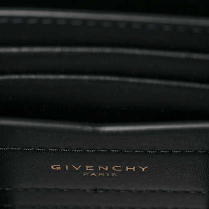 Givenchy Calfskin Embossed Logo Bond Chain Camera Bag Black 6 of 10
