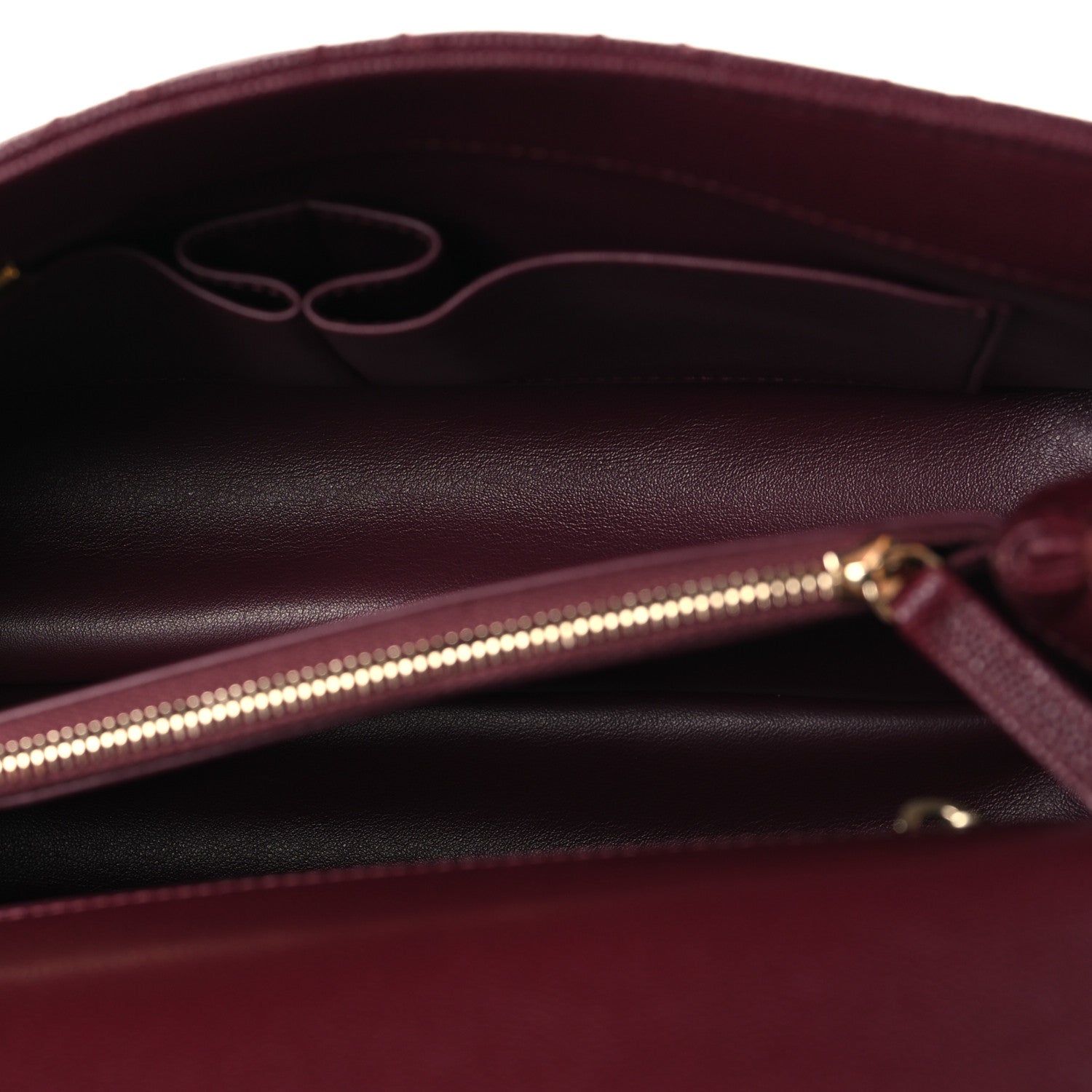 Chanel Caviar Quilted Small Coco Handle Flap Burgundy 5 of 11