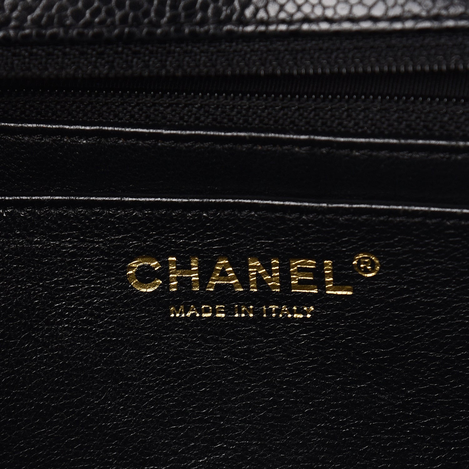 Chanel Caviar Quilted Jumbo Single Flap Black 6 of 10