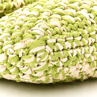 Fendi Woven Straw Baguette Green 8 of 14