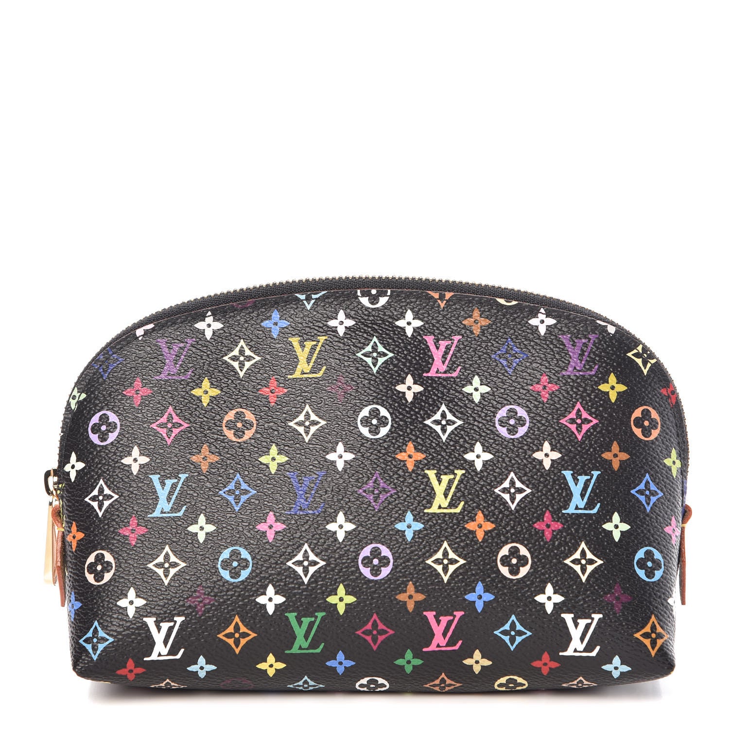 Louis Vuitton Monogram Multicolor Cosmetic Pouch Black Grenade 1 of 9