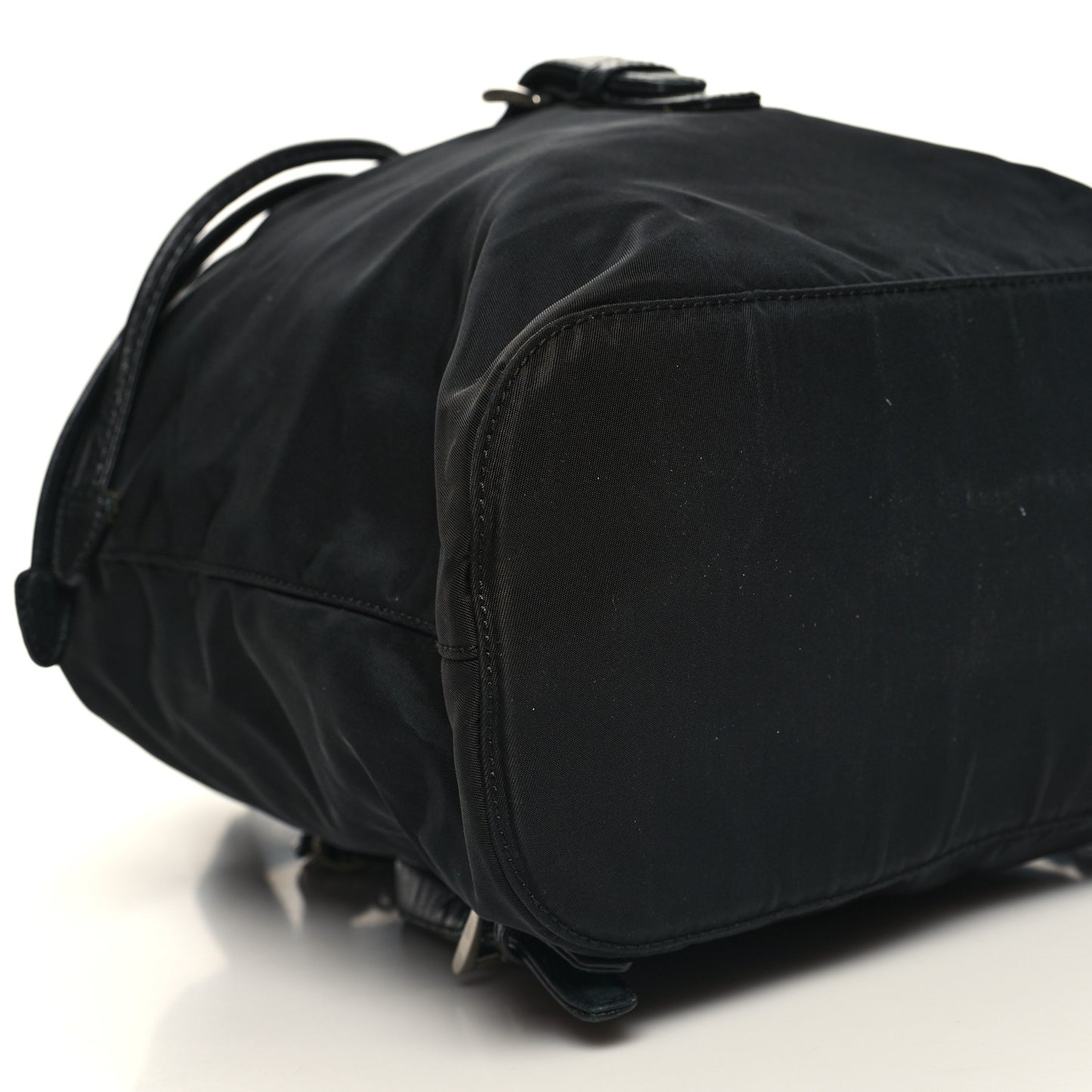 Tessuto Nylon Vela Chain Backpack Black