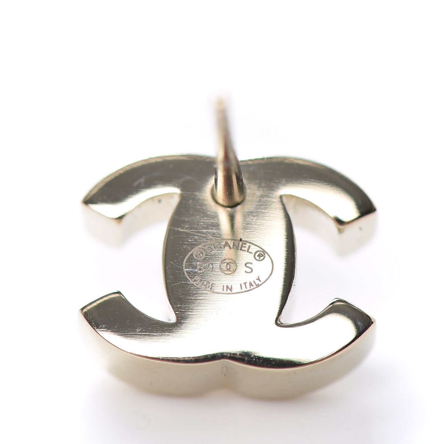 Metal CC Turnlock Earrings Gold