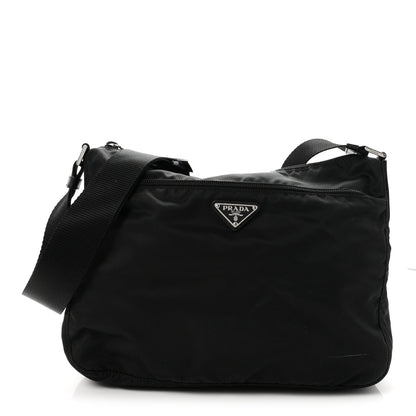 Prada Nylon Vela Tracolla Messenger Bag Black 1 of 10