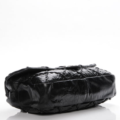 Chanel Calfskin Ultra Stitch Oversize Flap Black 4 of 7