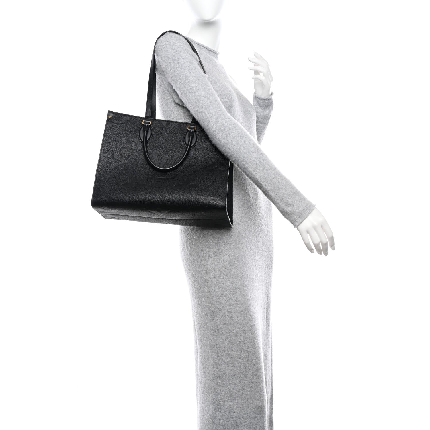 Louis Vuitton Empreinte Monogram Giant Onthego MM Black 2 of 10
