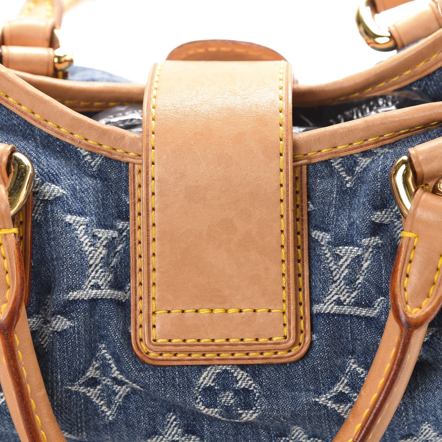 Louis Vuitton Monogram Denim Pleaty Blue 9 of 11