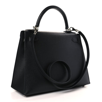 Hermes Epsom Kelly Sellier 28 Black 3 of 9