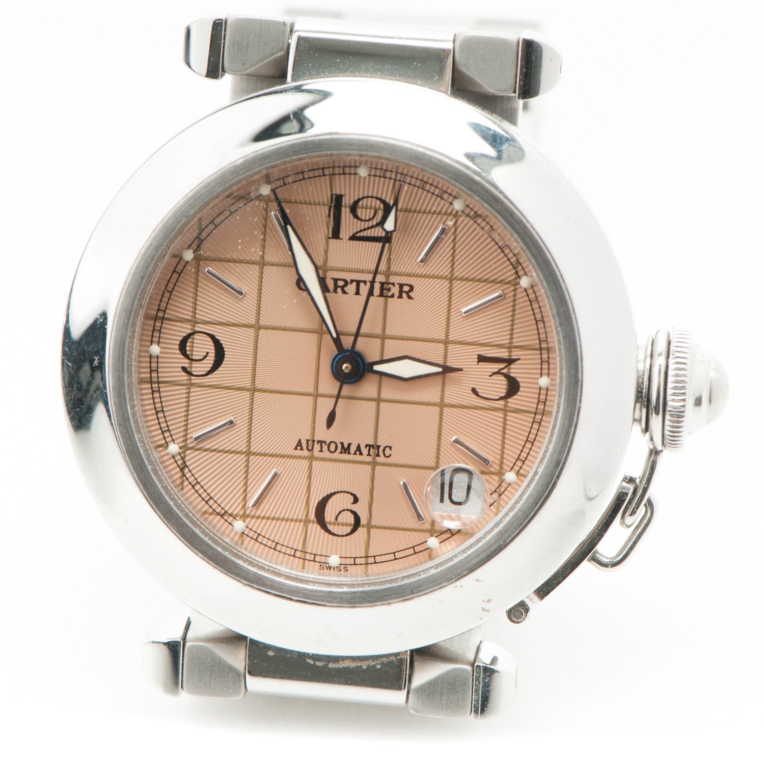 Cartier Stainless Steel 35mm Pasha C Automatic Watch Pink 5 of 7