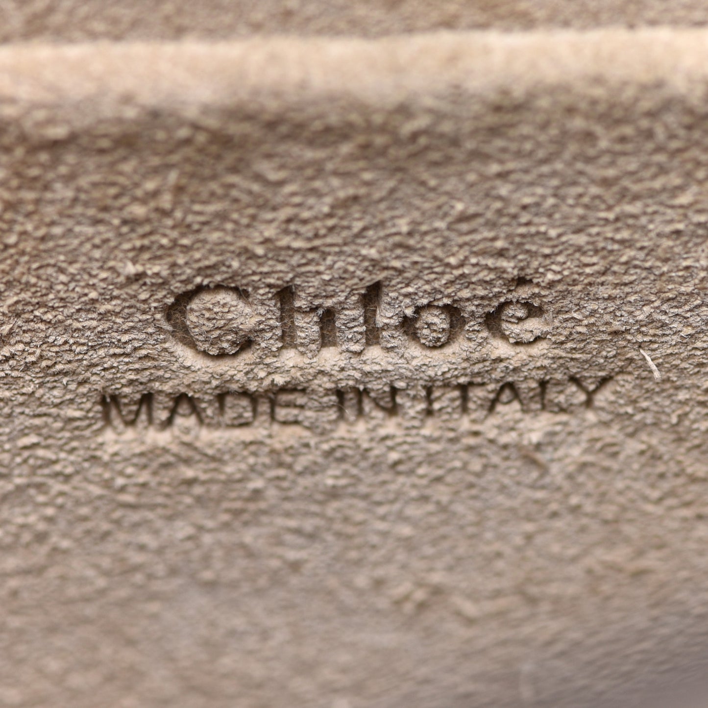 Calfskin Suede Small Nile Bracelet Bag Motty Grey