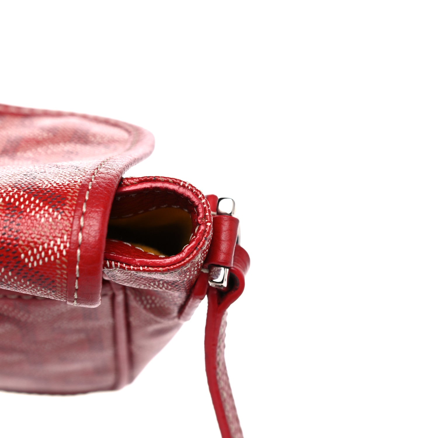 Goyard Chevron Grand Blue PM Red 14 of 17