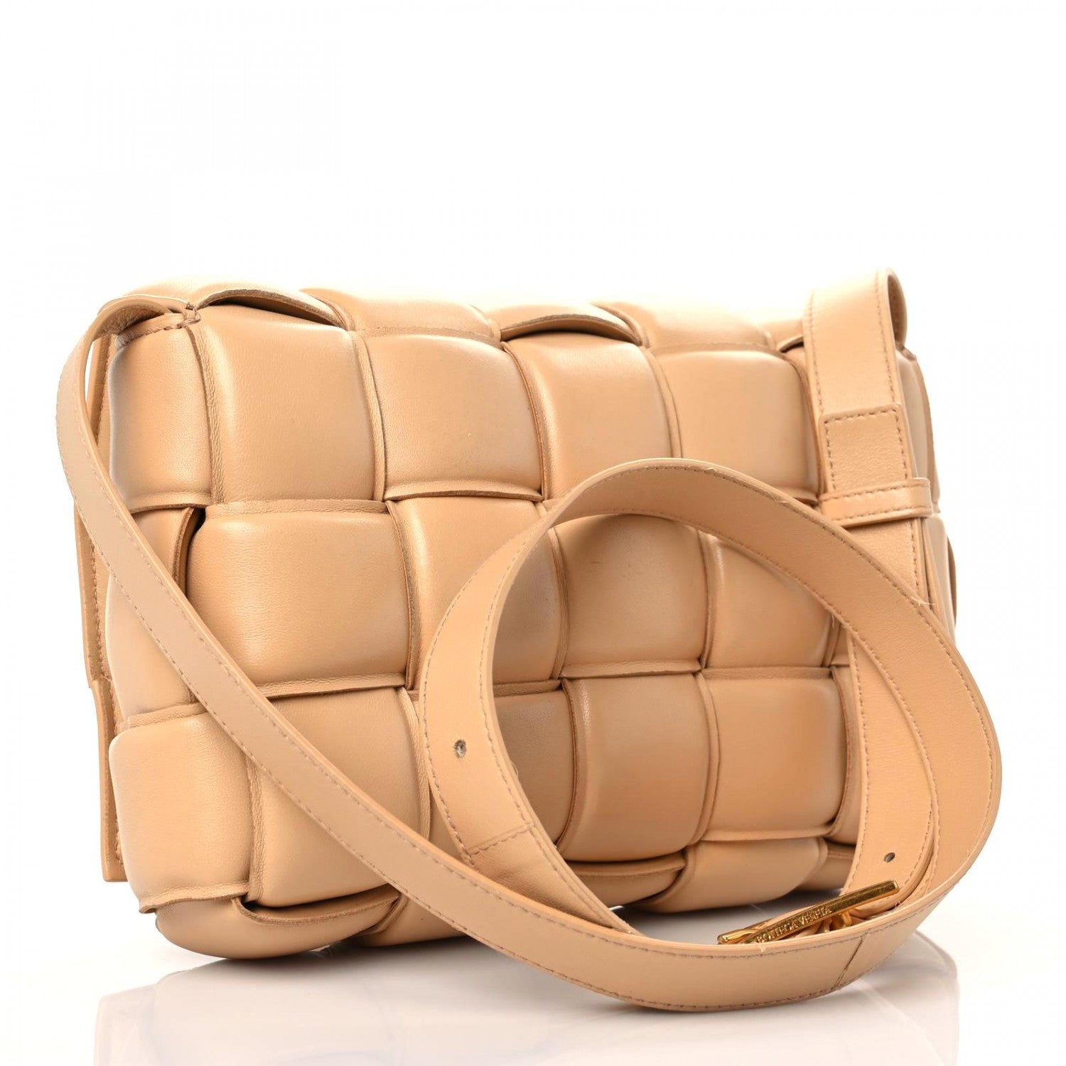 Bottega Veneta Nappa Maxi Intreccio Padded Cassette Crossbody Bag Porridge 3 of 17