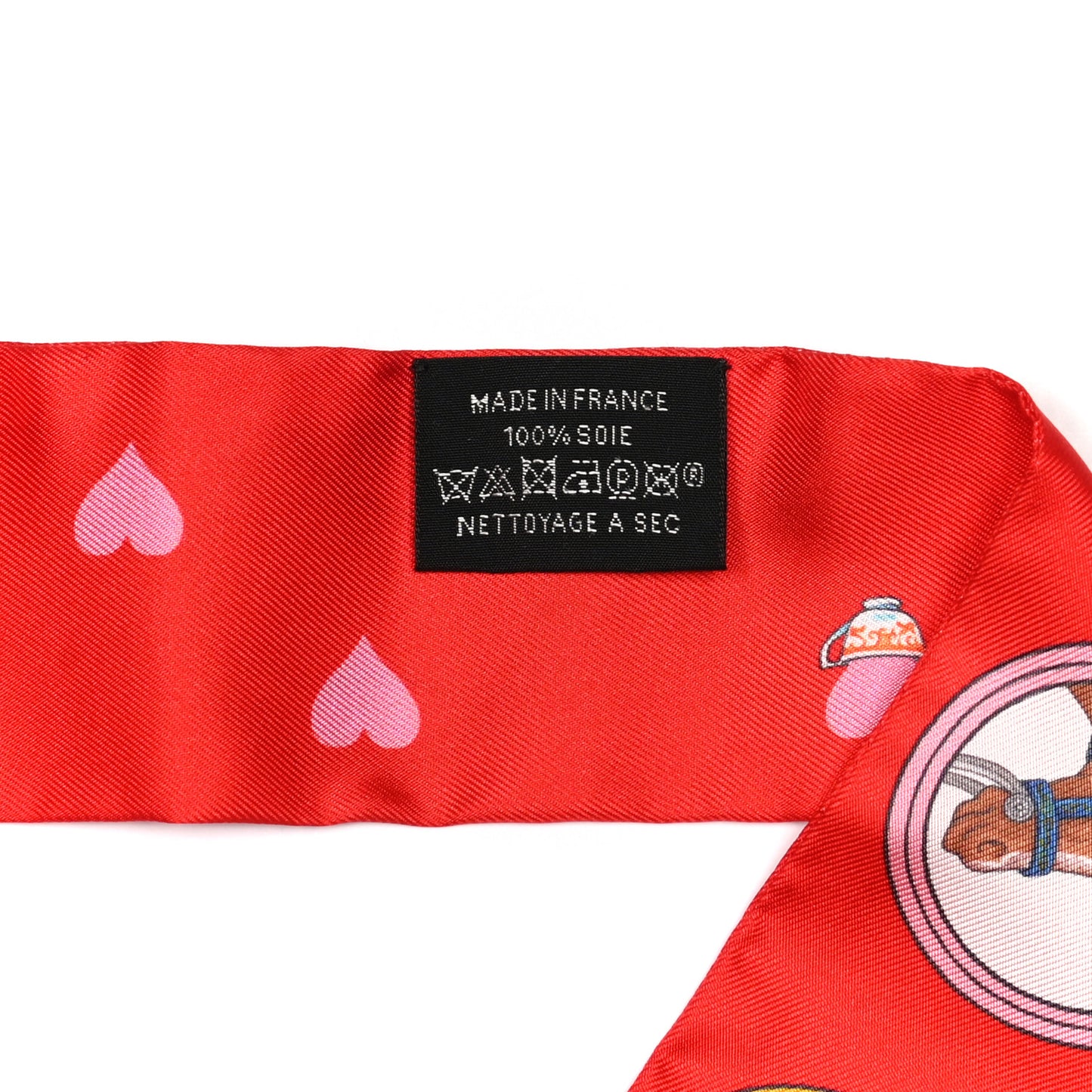 Silk Tea Time Twilly Rouge Vif Vert Multicolor