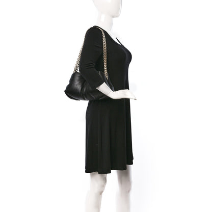 Proenza Schouler Lambskin Puffy Tobo Chain Shoulder Bag Black 2 of 9