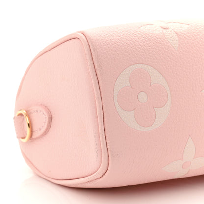 Louis Vuitton Empreinte Monogram Giant Nano Speedy Pink Creme 8 of 9