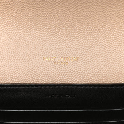 Saint Laurent Grain De Poudre Monogram Cassandra Clasp Bag Beige 5 of 10