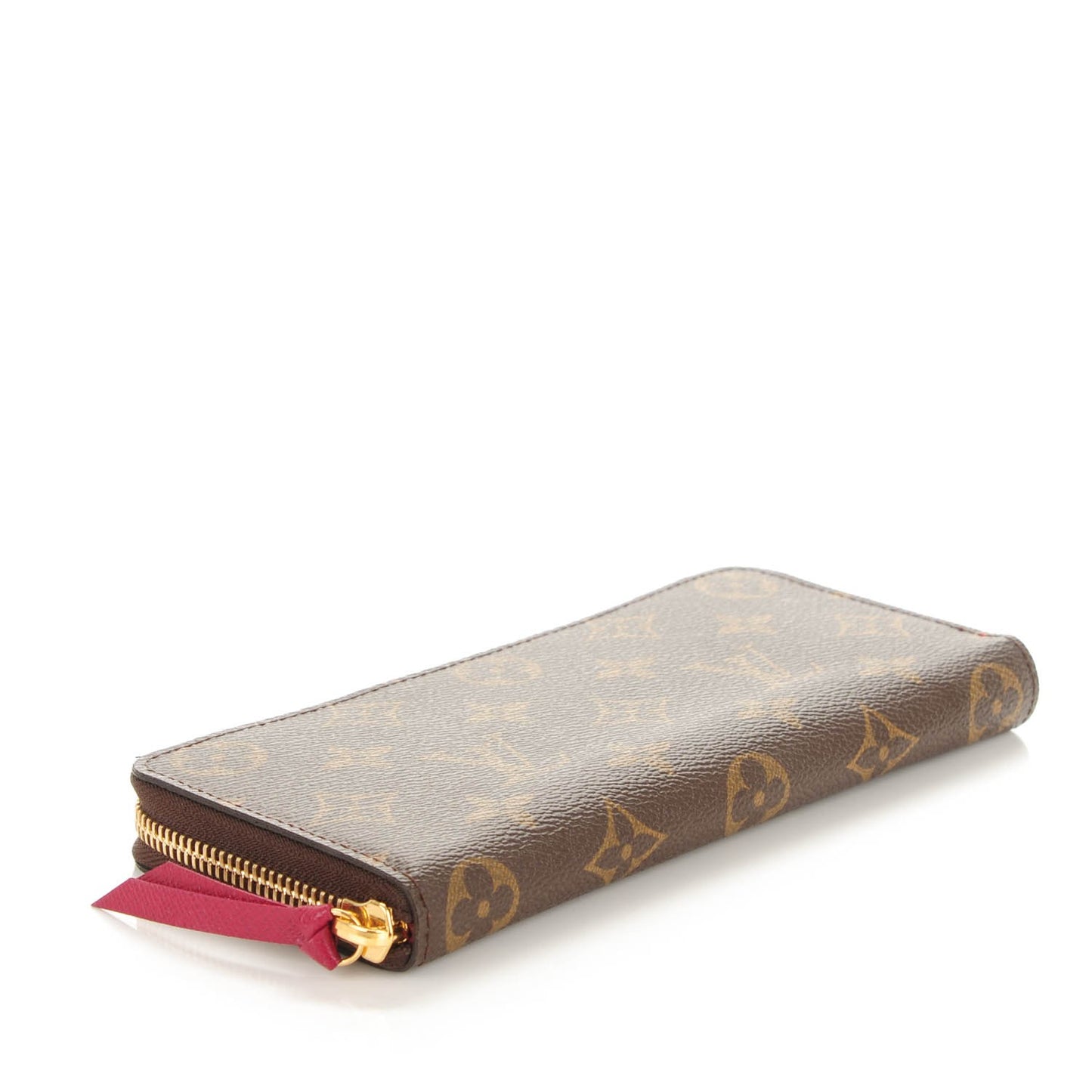 Monogram Clemence Wallet Fuchsia