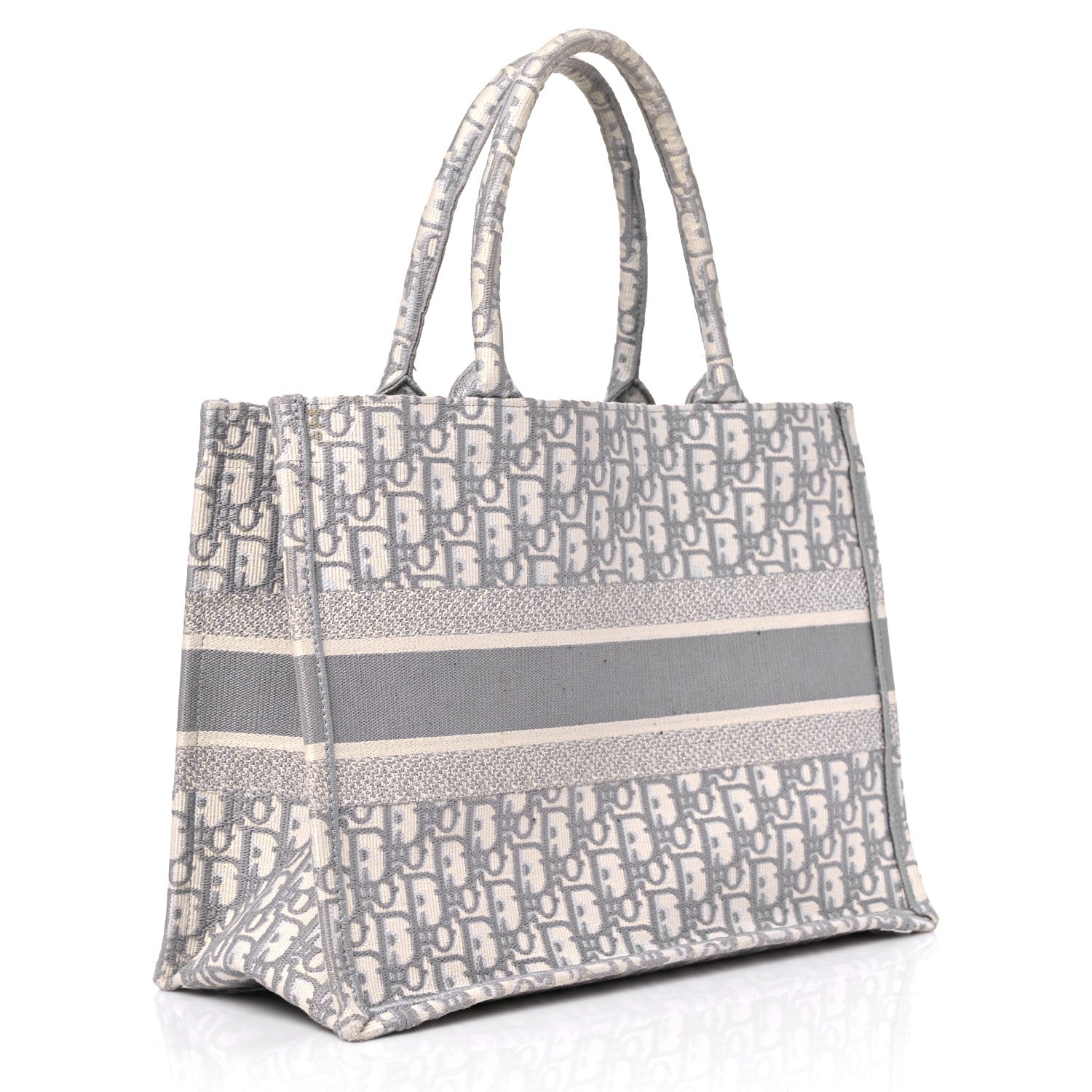 Christian Dior Oblique Medium Book Tote Grey 3 of 17