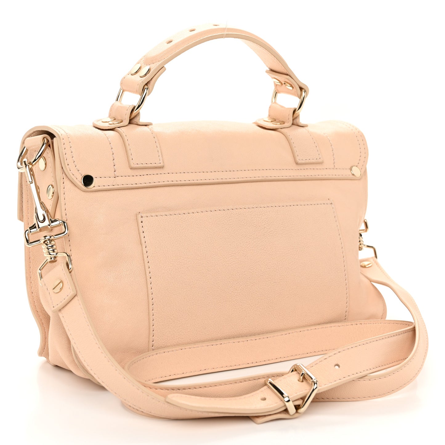 Lambskin Tiny PS1 Satchel Nude