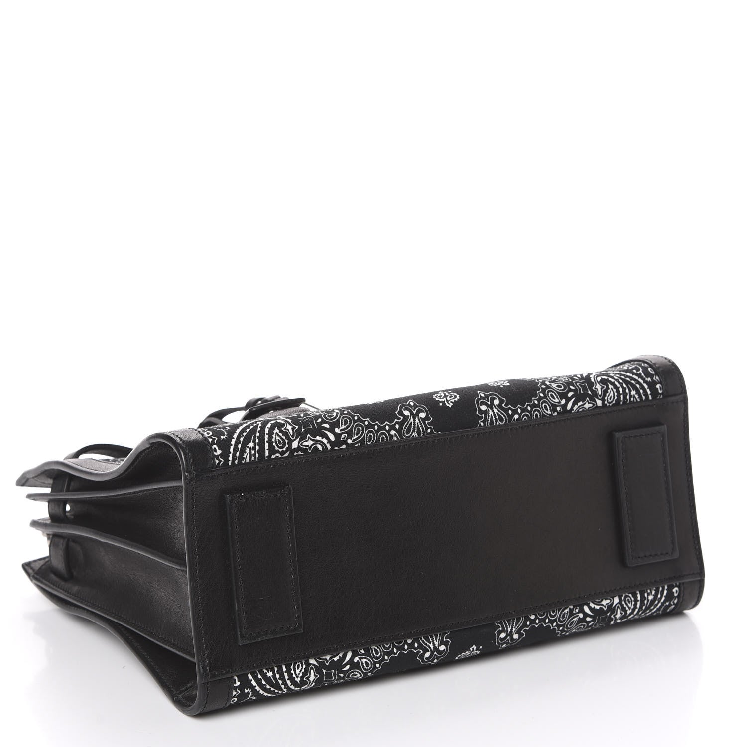 Saint Laurent Calfskin Cotton Bandana Baby Sac De Jour Black 3 of 9